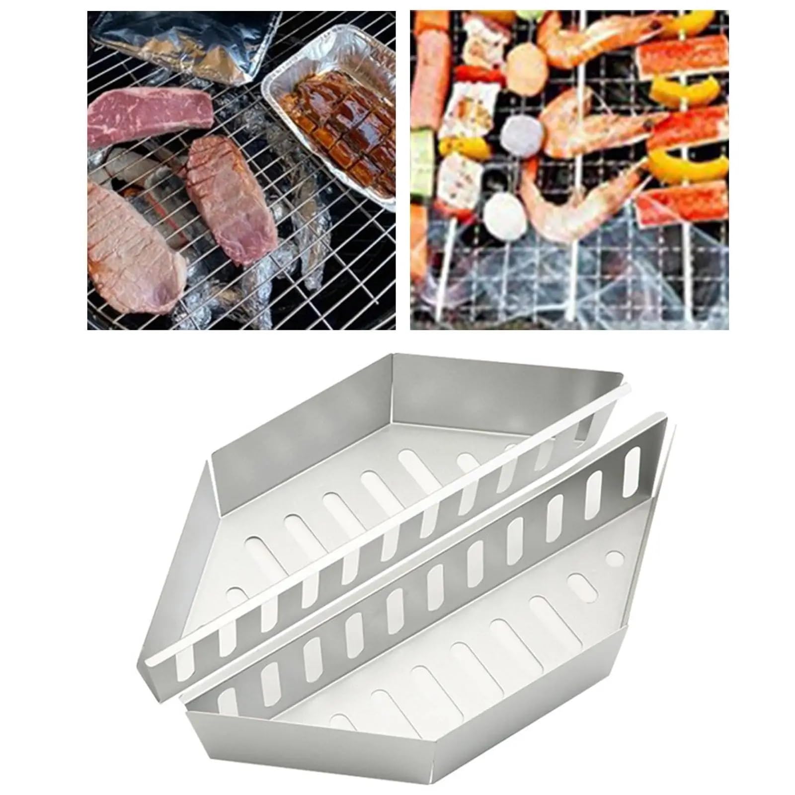 Wytrzymałe uchwyty na brykiet na grill, kemping i piknik, przenośny uchwyt na węgiel drzewny do grillowania na świeżym powietrzu