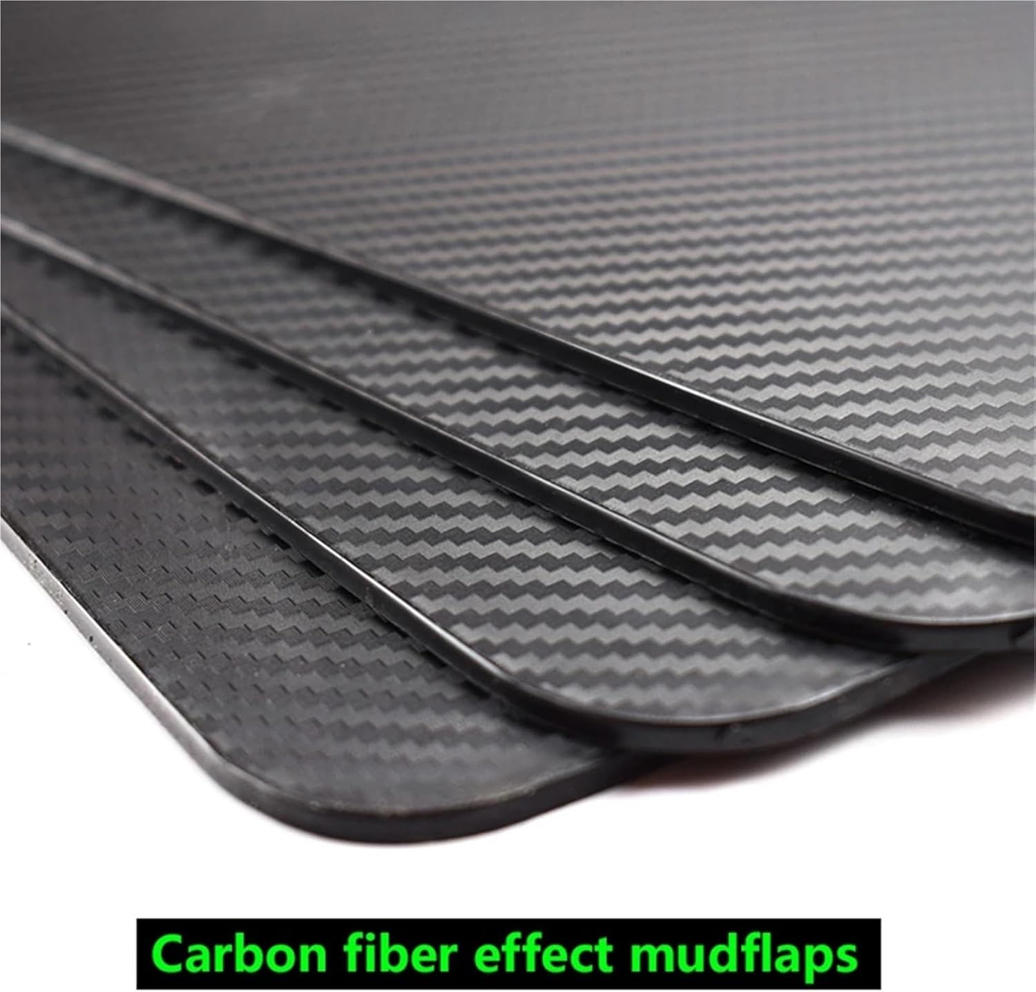 4Pcs/Set Universal Mudflaps Mud Flaps Flap Splash Guards Mudguards Car Auto Van SUV Pickup Trucks Wheel Fender Front Rear(2PCS)