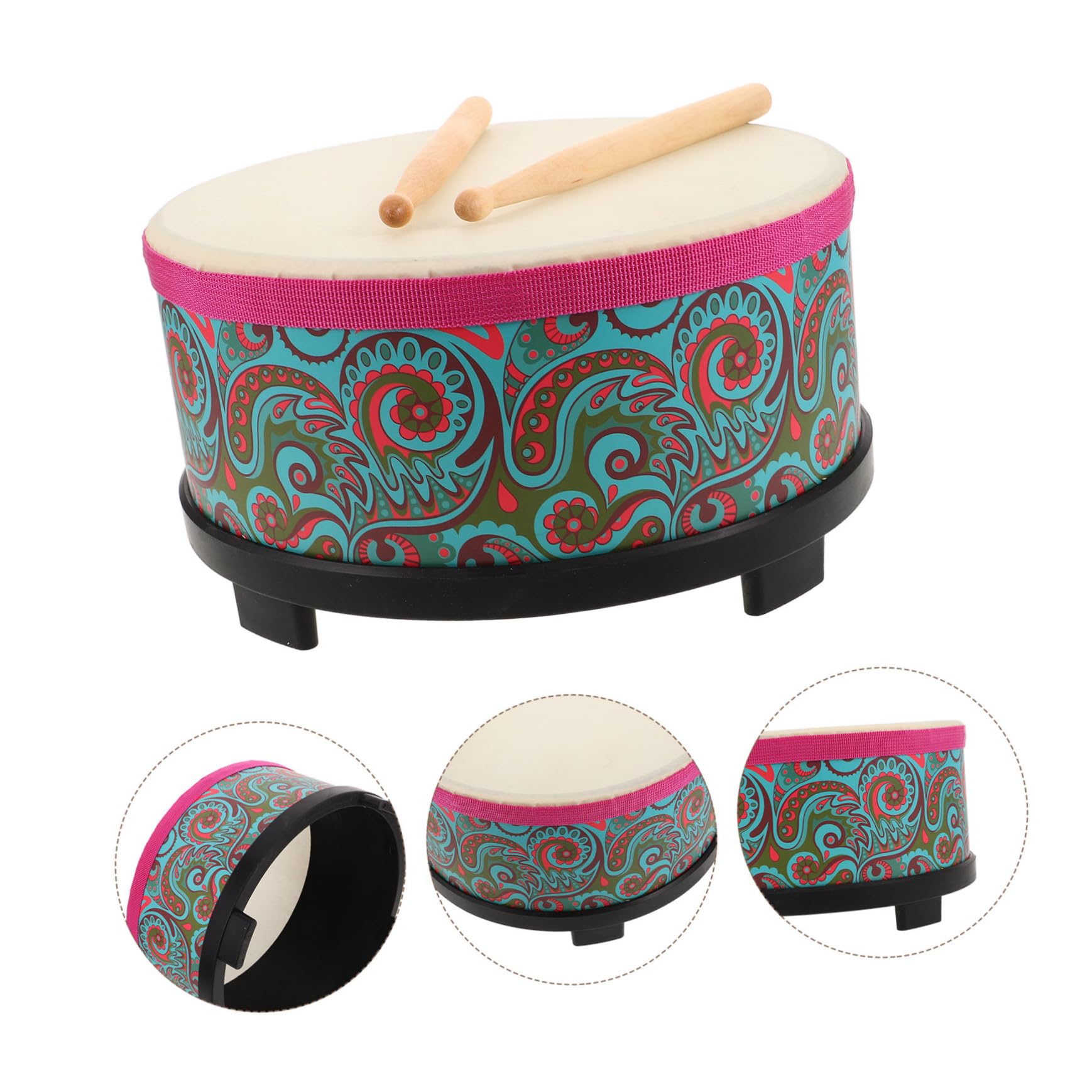Strumento per pavimento con design a fiore strumento Orff leggero e portatile per attività musicali indoor e outdoor per ragazzi e ragazze principianti
