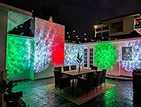 Vista 6 de BlissLights Oblivia - Proyector de nube de nebulosa para exteriores IP65, iluminación LED de paisaje, luz de camino de jardín para decoración