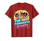 Fun Mode Permanently Activated Playful Design T-Shirt