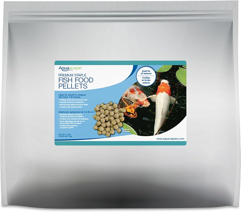 Ração em Pellets Flutuantes para Peixes de Lago, Koi e Kinguios Aquascape Large Pellet 5 kg 81049