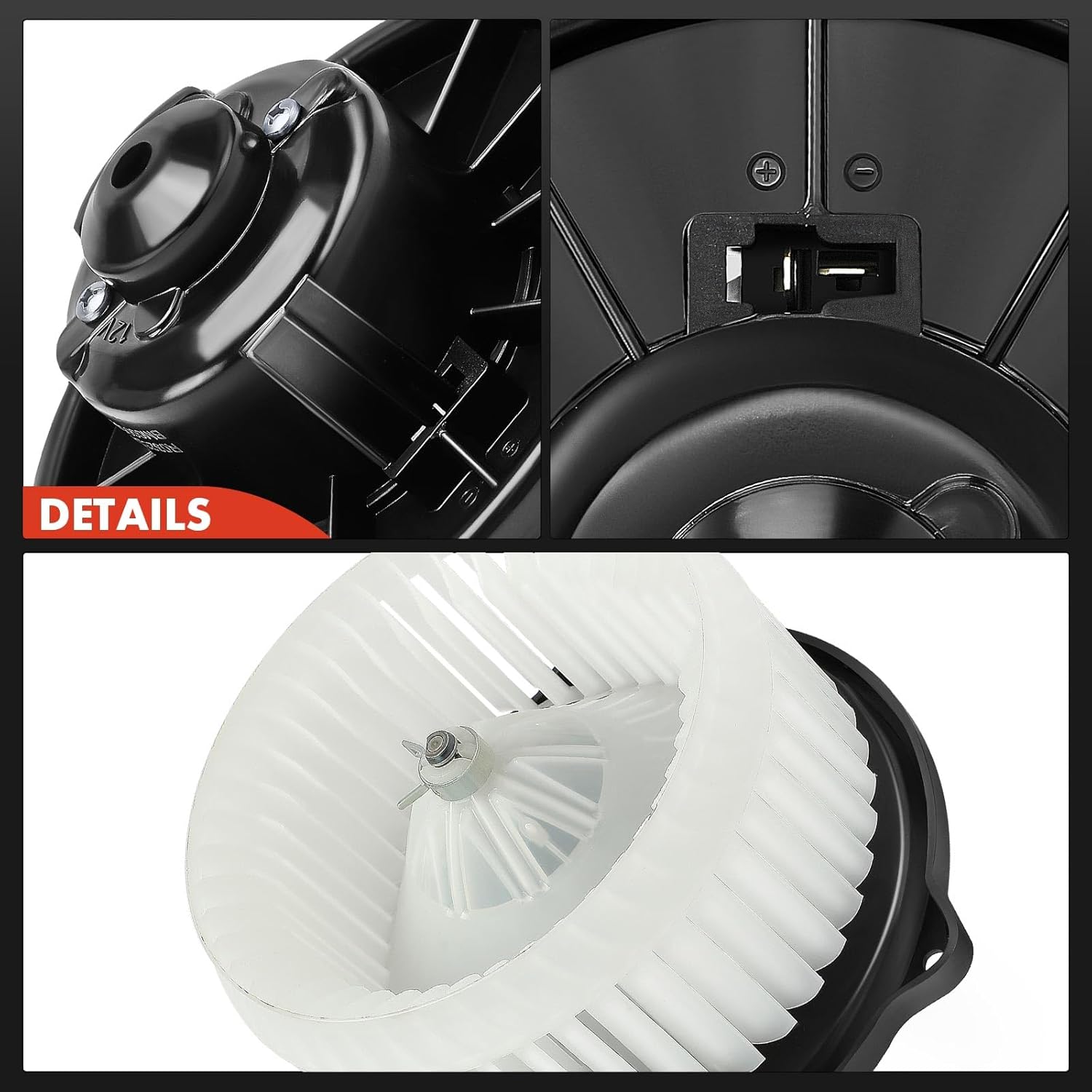 A-Premium Front HVAC A/C Heater Blower Motor Compatible with Toyota Tacoma 1995-2004, Echo 2000-2005 - with Fan Cage, Replace# 8710304030, 8710352060