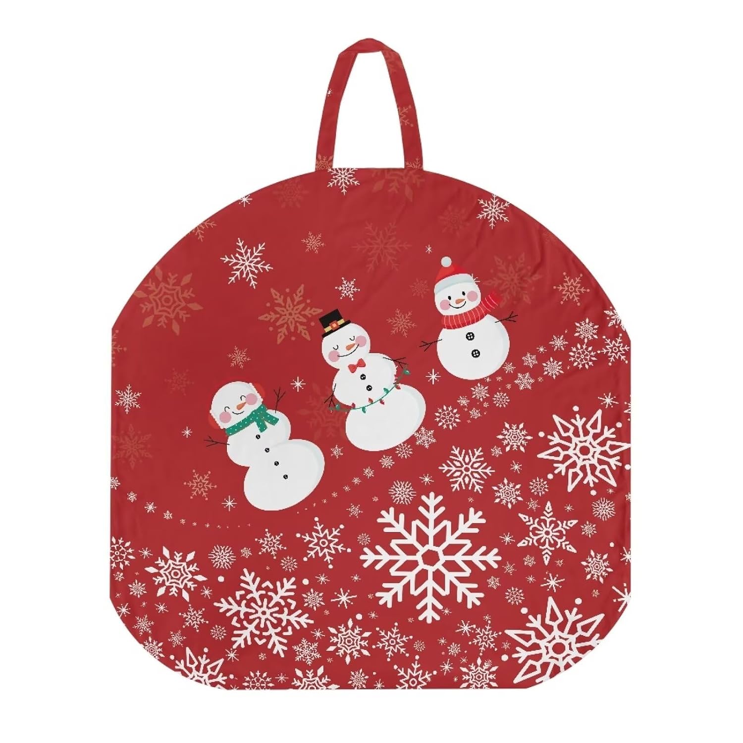 2 Pcs Christmas Snowman Snowflake Newborn Lounger Cover Neutral, Removable Washable Soft Slipcover for Infant Lounger Pillow for Baby Playing Sleeping for Festival Decoration