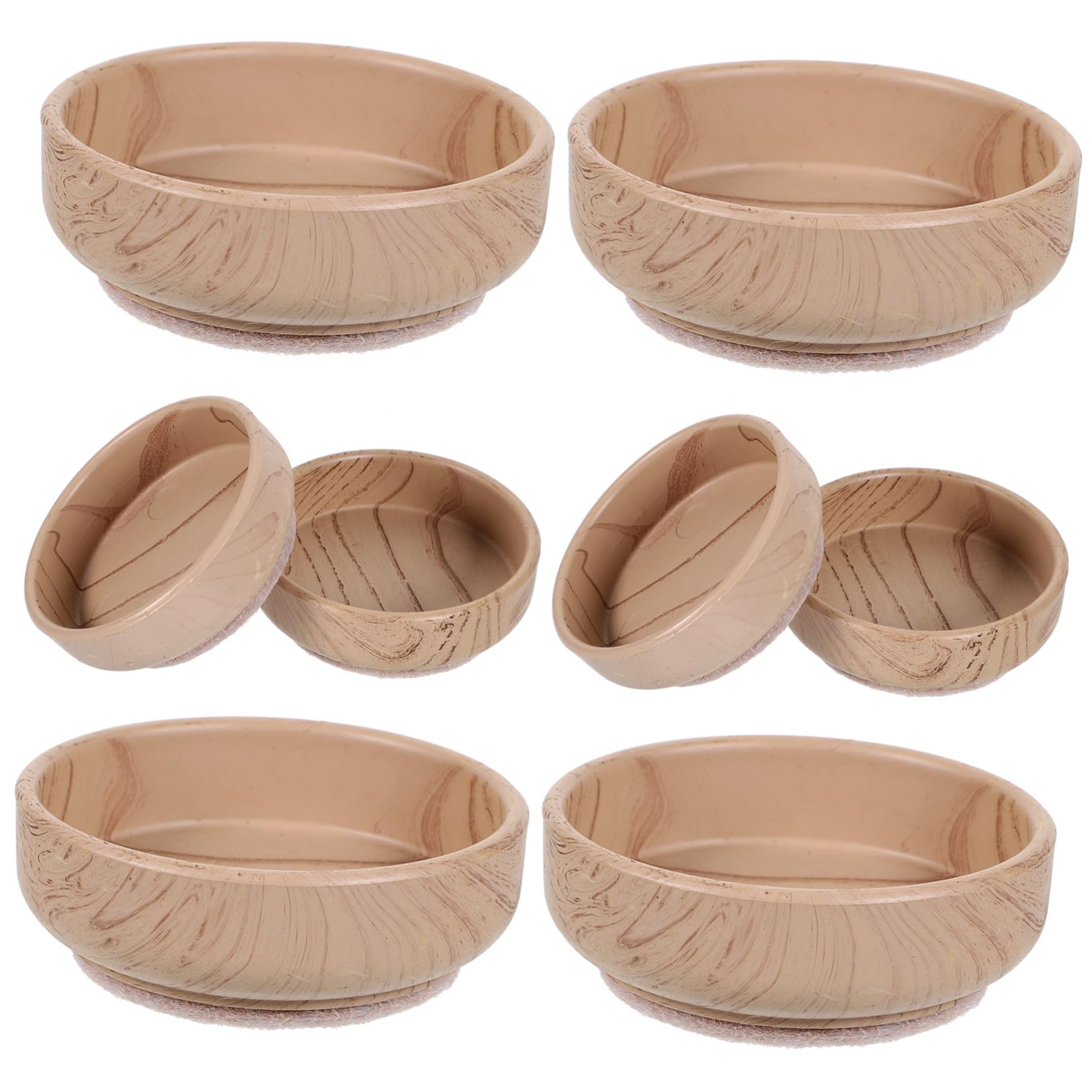 40 Piezas Protectores para Patas de Muebles con Fieltro y Antirrayaduras para Tapones Compactos para Sofá y Mesa Silenciosos y Fáciles de Instalar Adecuados para Interior y Hogar