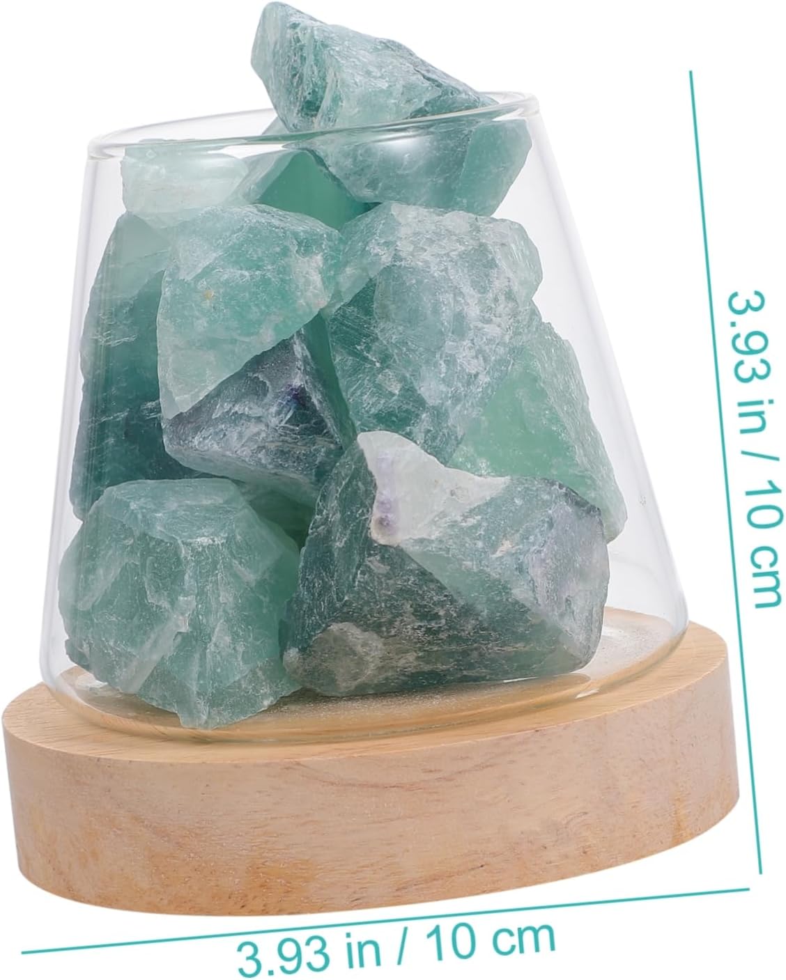 Luxshiny Aromatherapy Crystal Stone Lamp Elegant Water-Based Fragrance Light for Home Decor Practical Night Light for Relaxation and Meditation