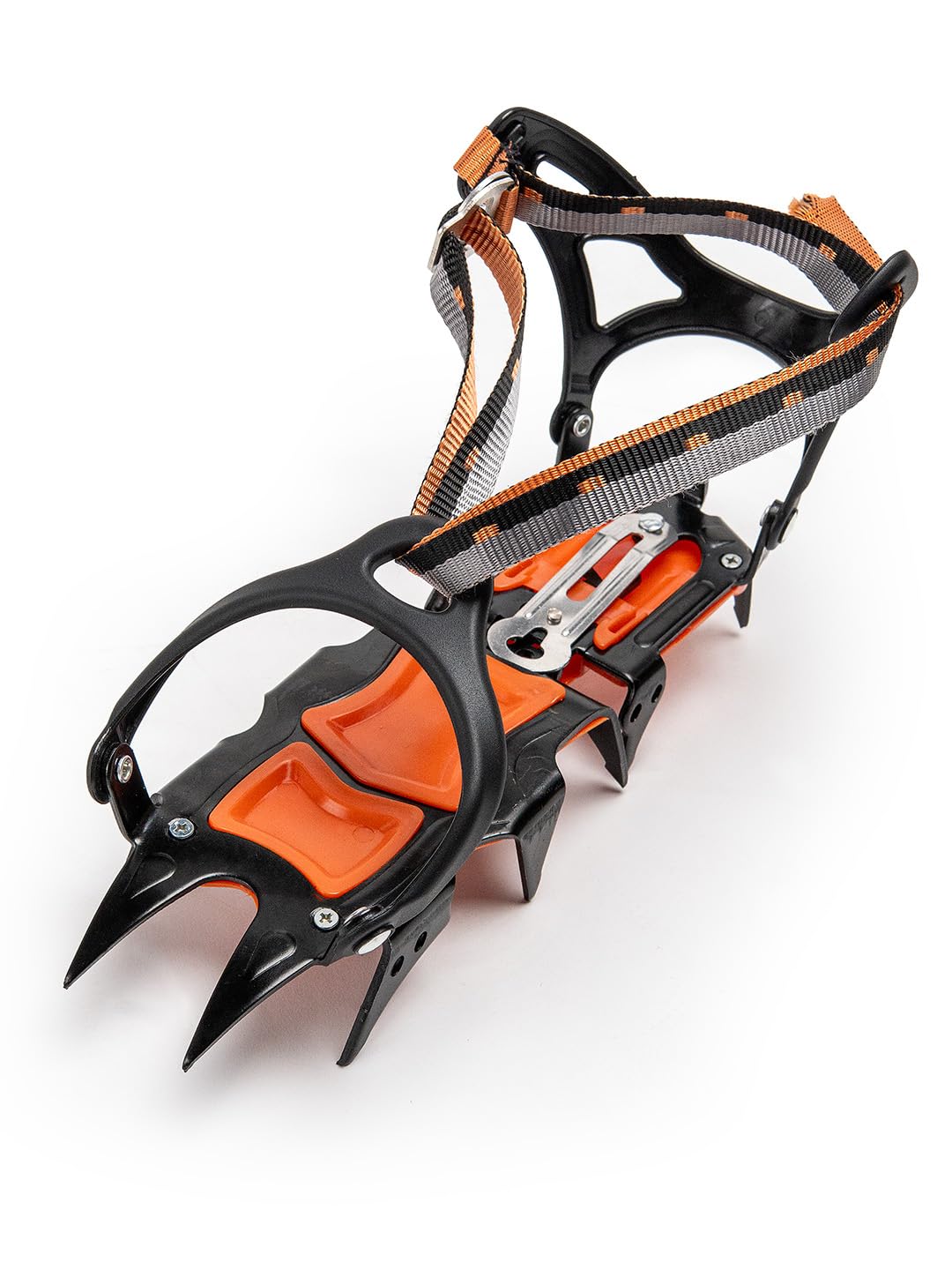 Bacca Bucci Adventure Gripster Ice Traction Crampons Free Size (Black and Orange, Free Size)-picture-10