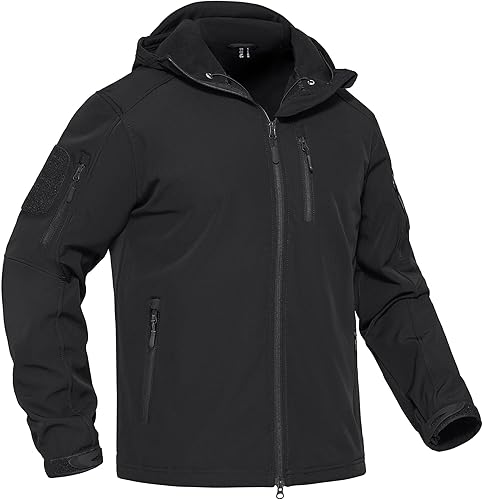 Miniatura 2 de TACVASEN Chaquetas tácticas para hombre, abrigos de invierno para hombre, esquí, snowboard, sofeshell, impermeables, abrigos de caza para hombres