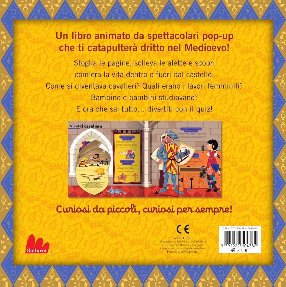 La vita nel castello medievale. Libro pop-up. Ediz. a colori