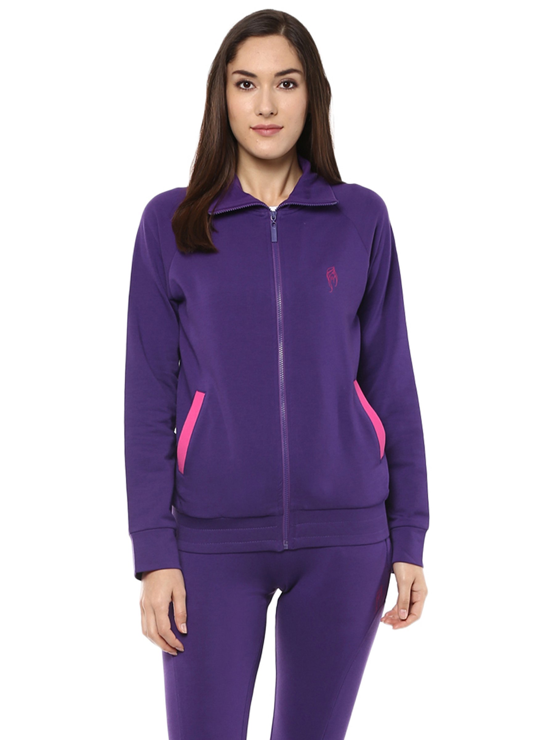 Solid Purple Track Jecket-image-12