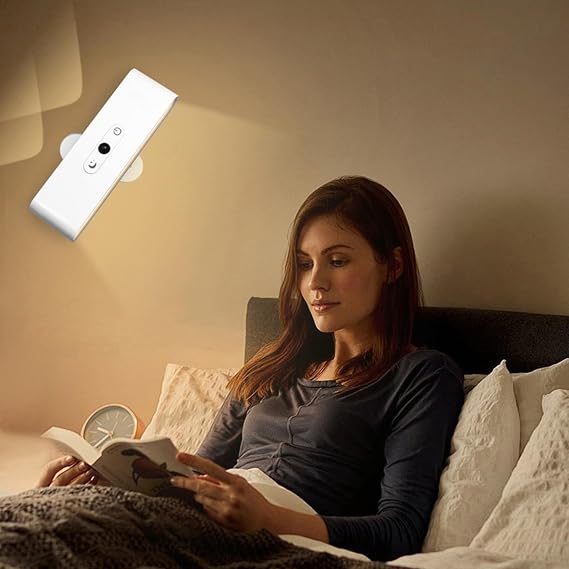 LED duvar lambası, iç mekan, hareket sensörlü, şalterli, duvar aydınlatması, kısılabilir, dokunmatik kontrollü duvar lambaları, şarj edilebilir, USB, yatak odası, oturma odası, merdiven boşluğu için [Enerji Sınıfı A+++]