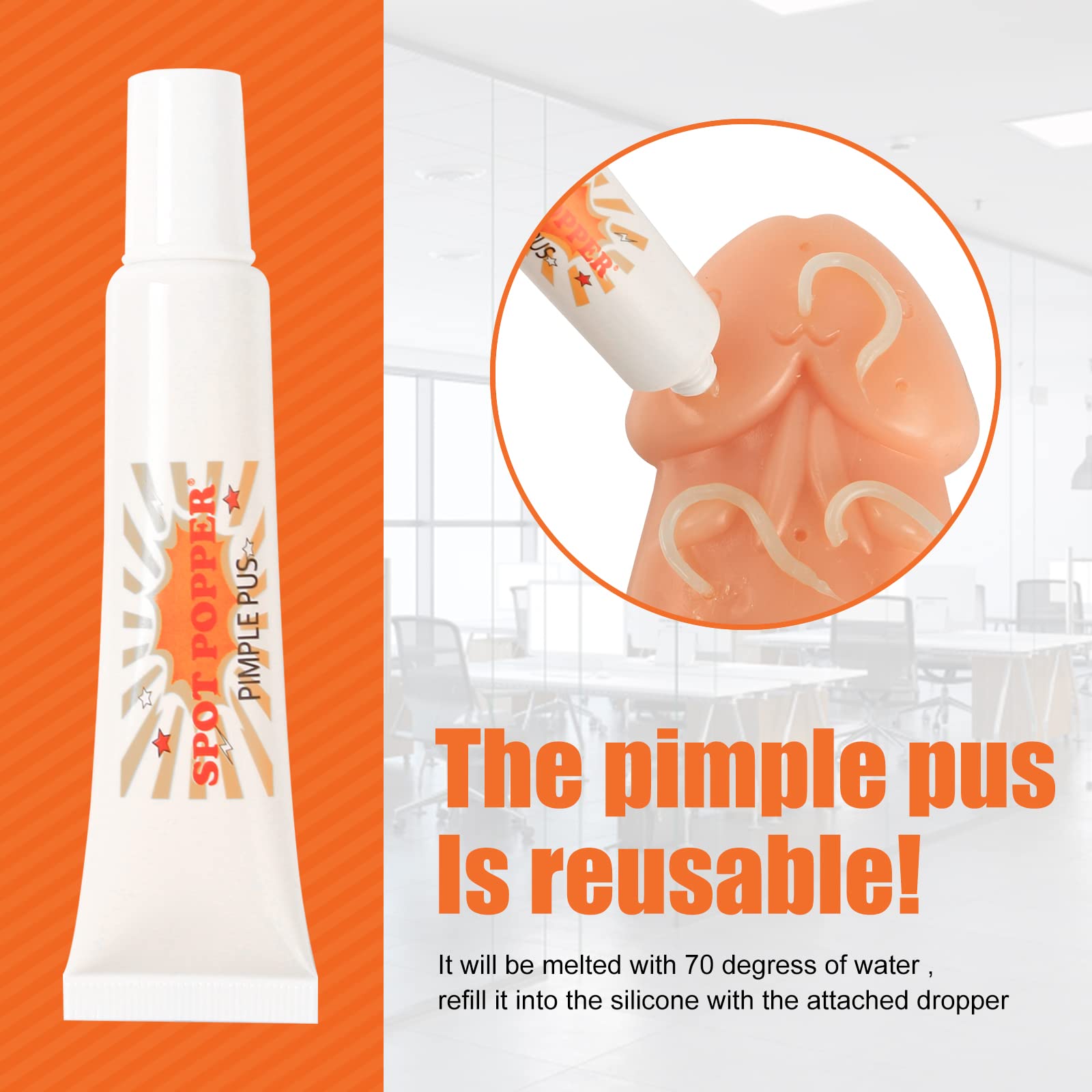 Amazon.com: KYWYOYOU Pimple Popping Toy, Pop A Squeeze Acne Funny Toys  April Fool's Gifts, Squeeze Pimple Toys for Adults Teens : Toys & Games