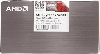 Amd-Ryzen 7 5700x 3.4 Ghz 8 Çekirdek 32mb Cache Am4 Soket Radeon