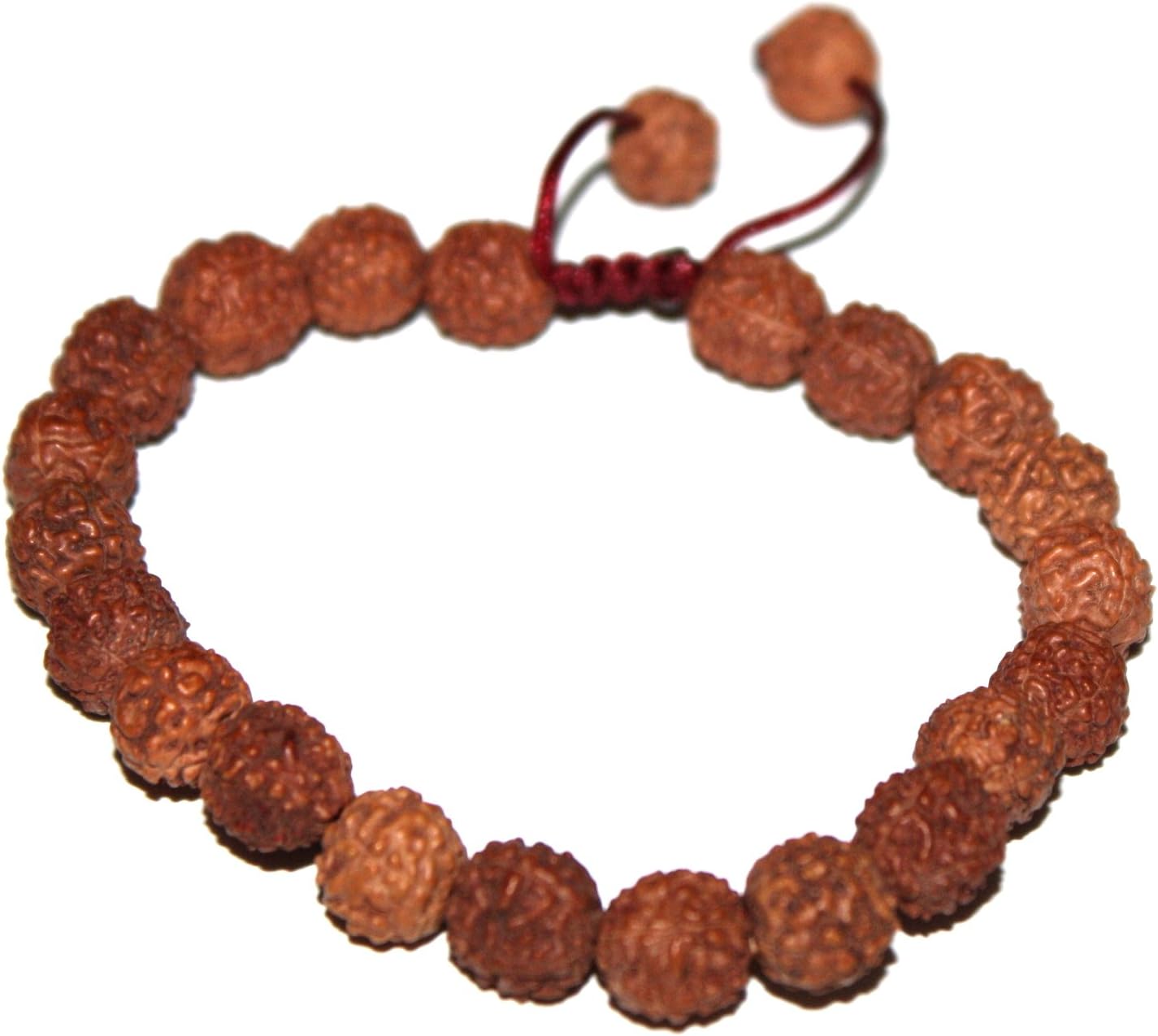 Adjustable Rudraksha Wrist Mala Tibetan Wrist Mala Prayer Beads Yoga Meditation Mala