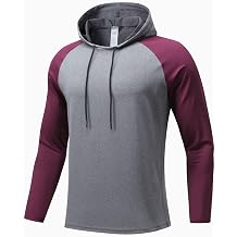 Men's Hoodies Lightweight Long Sleeve Shirts for Athletes Long sleeved hooded fitness sweatshirt Quick dry