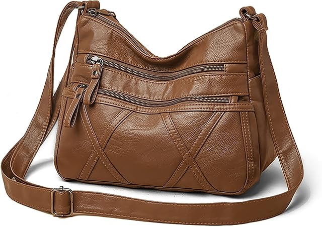Gladdon Handbags for Women Multi Pockets Casual Cross-body Bags Waterproof Purse and Shoulder Bags Slightly Messenger Bags for Daily Use