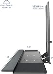 VIVO Computer Keyboard & Mouse Platform Tray VESA Mount Attachment (MOUNT-KB02)