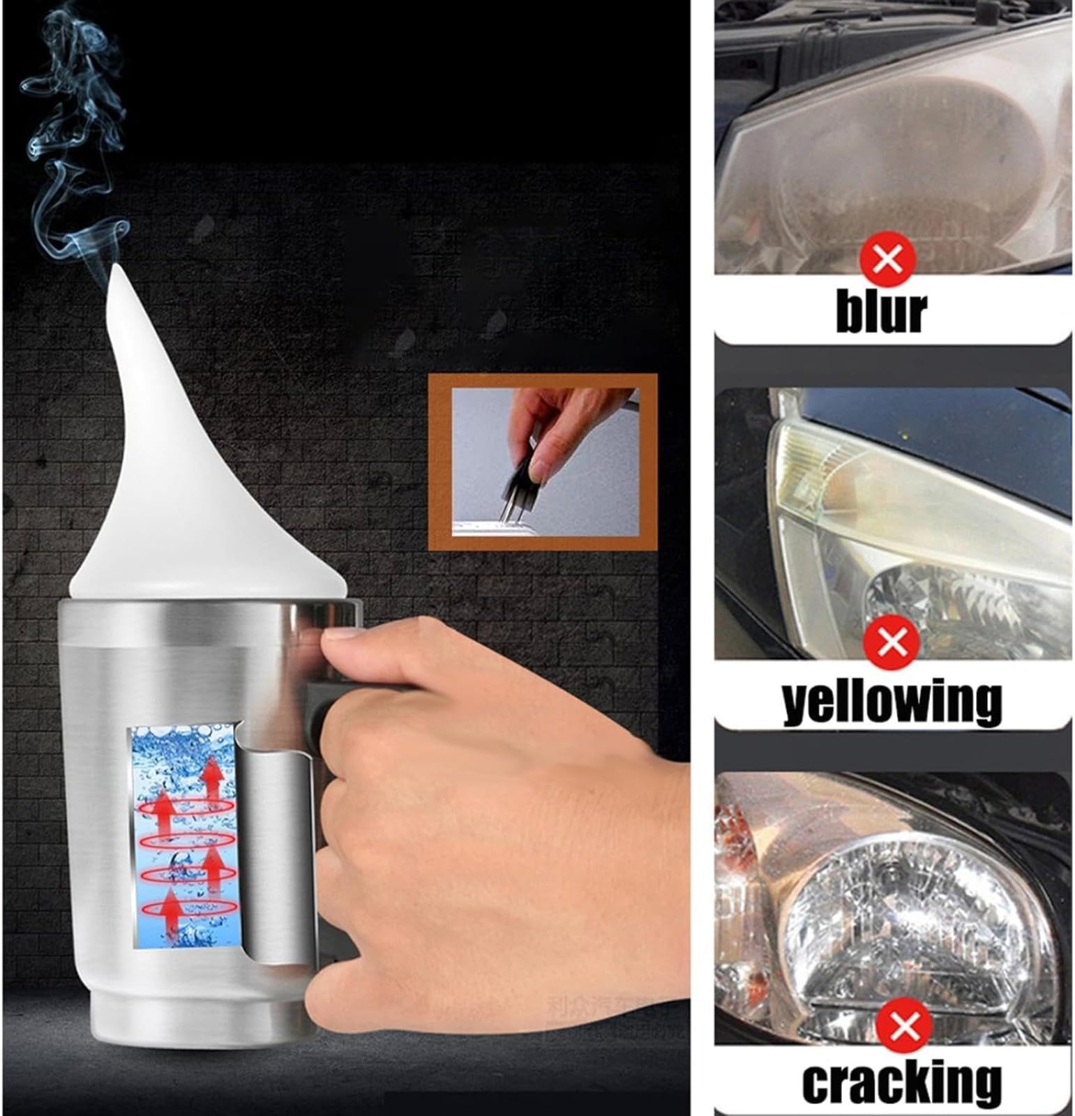 Tazza Di Atomizzazione Sunroot Per Restauro Fari Auto - Ricondizionata Con Rondella Di Tenuta - Foto 10