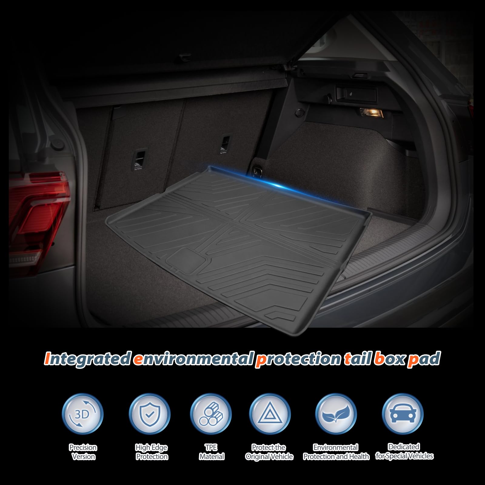 Ruiya pour VW Tiguan 3 2024 2025 Antidérapant Intérieur Tapis, Tapis en Caoutchouc de Voiture Tapis Accoudoir Protection Rainure Porte Intérieur Tapis En Caoutchouc VW Tiguan Accessoires Ruiya pour VW Tiguan 3 2024 2025 Antidérapant Intérieur Tapis, Tapis en Caoutchouc de Voiture Tapis Accoudoir Protection Rainure Porte Intérieur Tapis En Caoutchouc VW Tiguan Accessoires