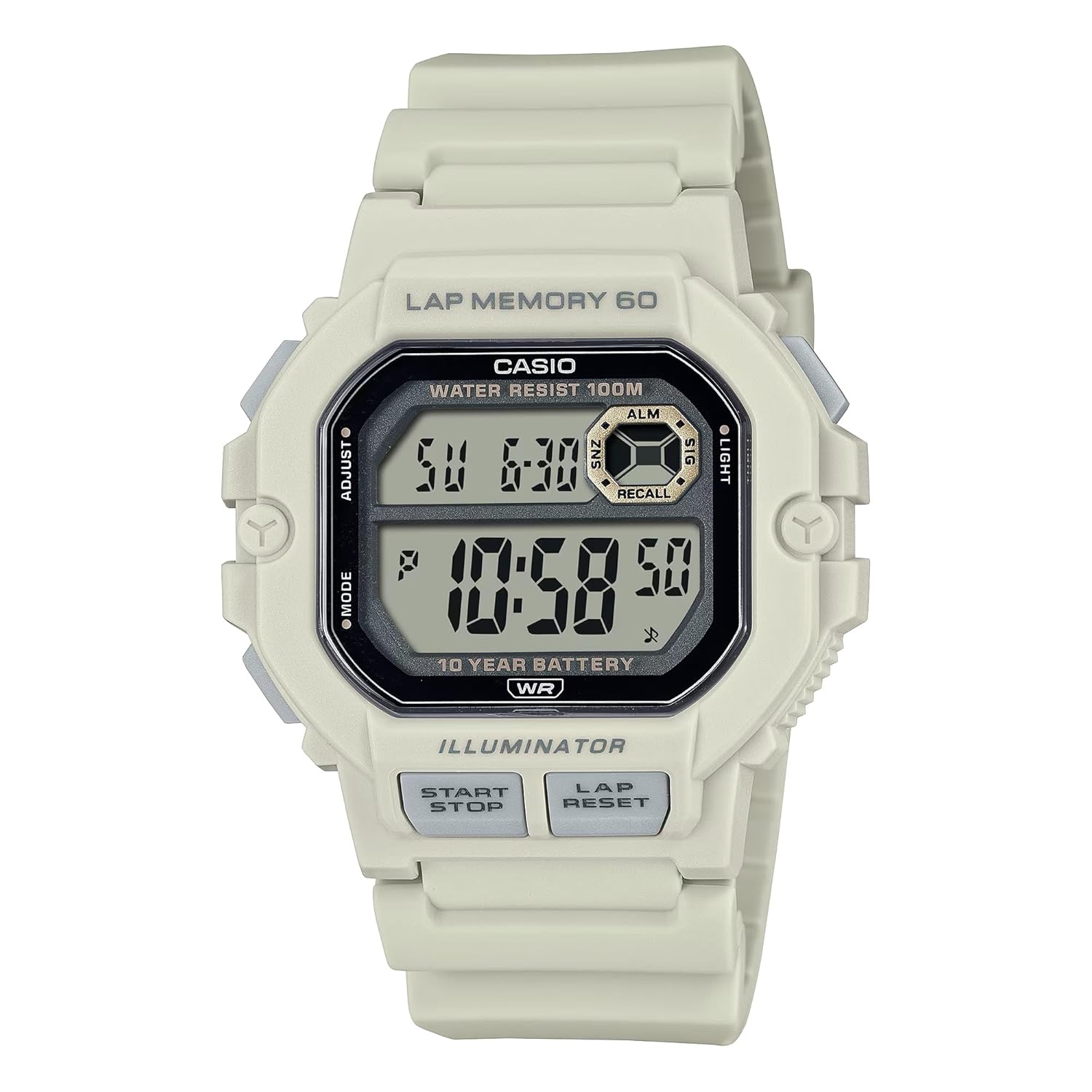 Casio WS-1400H Lap Memory 60 Sports Watch – Reliable Timer & Stopwatch - Image 2