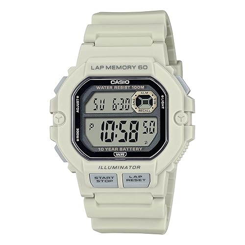Casio WS-1400H Series | Black | Lap Memory 60