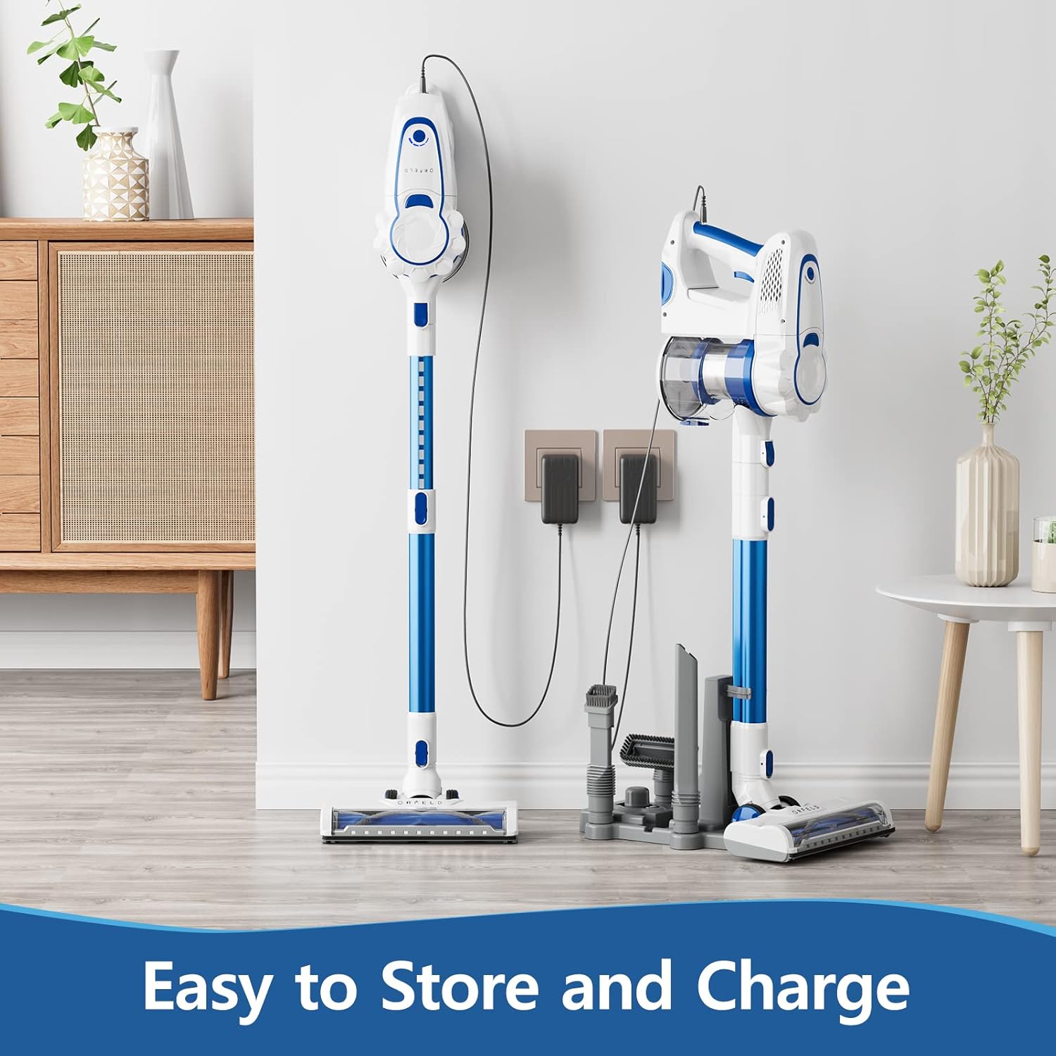 Buy ORFELD Cordless Vacuum Cleaner, 8in1 Cordless Stick Vacuum with