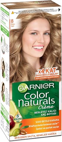 Garnier Color Naturals Saç Boyası 8 Koyu Sarı