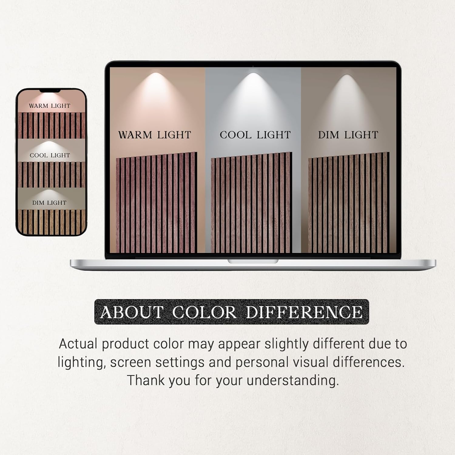 MISSDAY Wood Slat Acoustic Wall Panels, 4 Packs 94.5" x 12.6" Walnut Soundproof Panel For Interior Wall Decor Noise Absorbing-3D Textured Wooden Panel Sound-Absorbing for Home, Office, Studio
