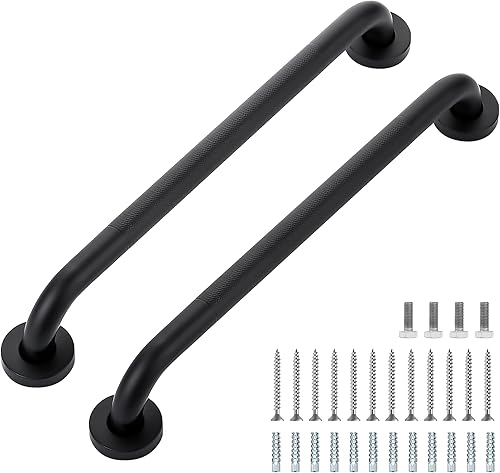 Miniatura 55 de Barras de agarre para ducha, paquete de 2 asas antideslizantes de ducha de 16 pulgadas para ancianos, barra de seguridad para ducha, barras