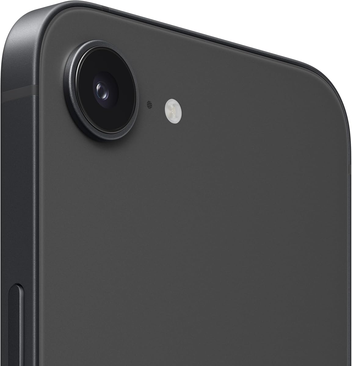 Apple iPhone 16e 128GB: Built for Apple Intelligence, A18 Chip, Supersized Battery Life, 48MP Fusion Camera, 6.1-inch Super Retina XDR Display; Black Black 128GB — view 2