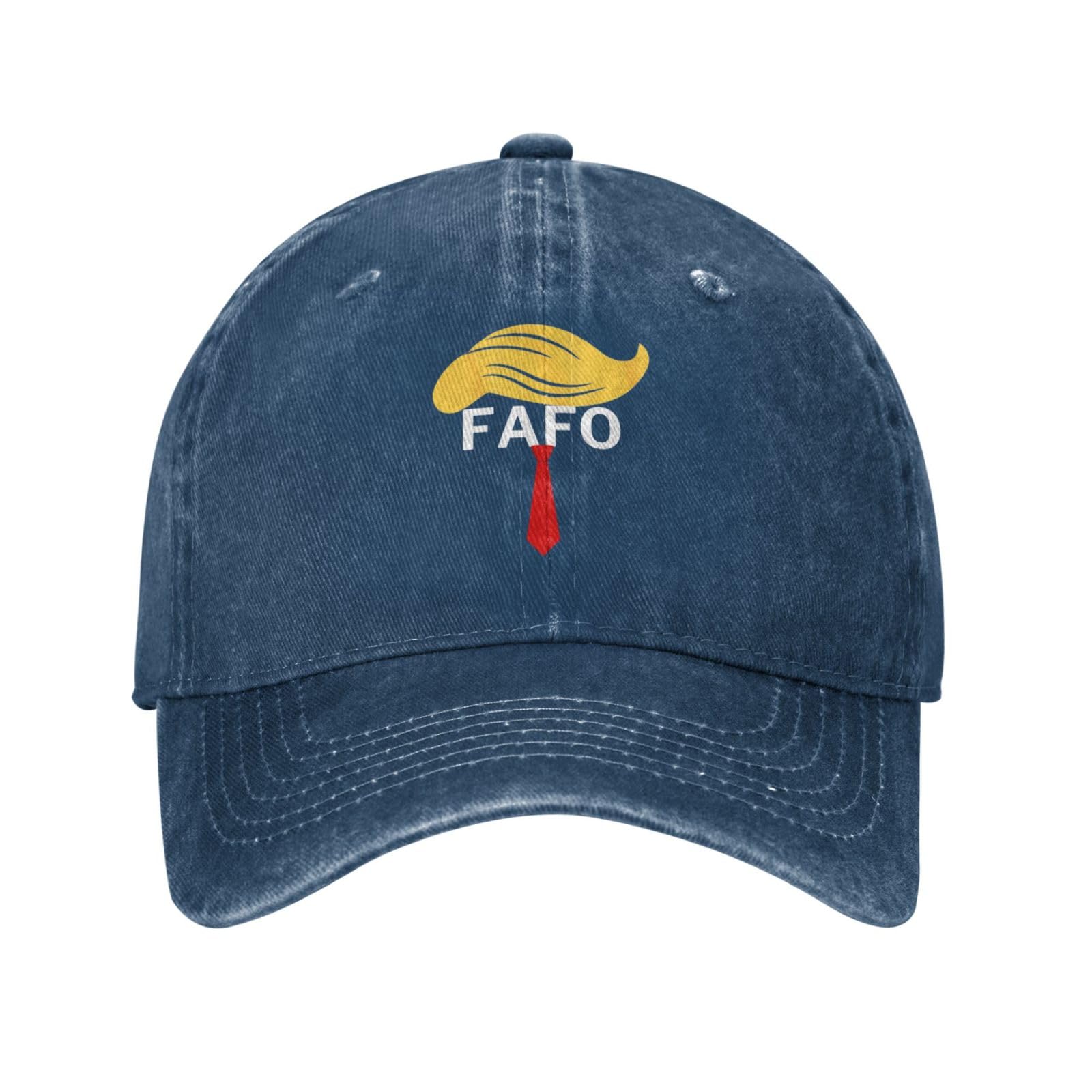 Anceky Unisex Navy Blue Fafo Hat F Around Findfunny Anti- Guiltyy 2025 Trucker Hat Men Women Baseball Cap