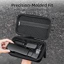 GetZget® Carrying Case Bag for DJI Osmo Pocket 3 Water Splash Proof Protective Storage Hand Luggage Bag Accessories (Black) gallery image