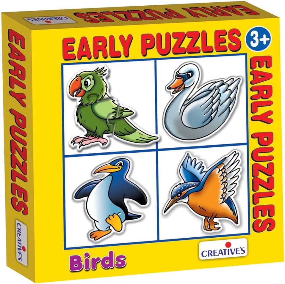 Creative Educational Aids P. Ltd. Kids -Early Puzzles-Birds, Multicolor