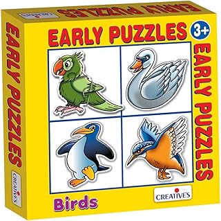 Creative's Early Puzzles Step 1 -Birds Puzzle | Early Puzzles Step -1 Series | Educational Puzzles Game | Fun to Learn Gam Price In India