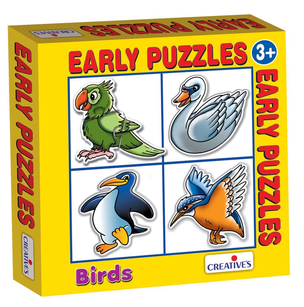 Creative Educational Aids P. Ltd. Kids -Early Puzzles-Birds, Multicolor