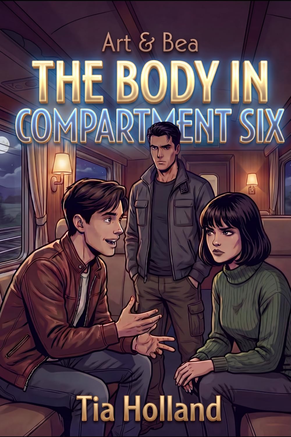 The Body in Compartment Six: A Sleeper Train Murder Mystery (Art & Bea)
