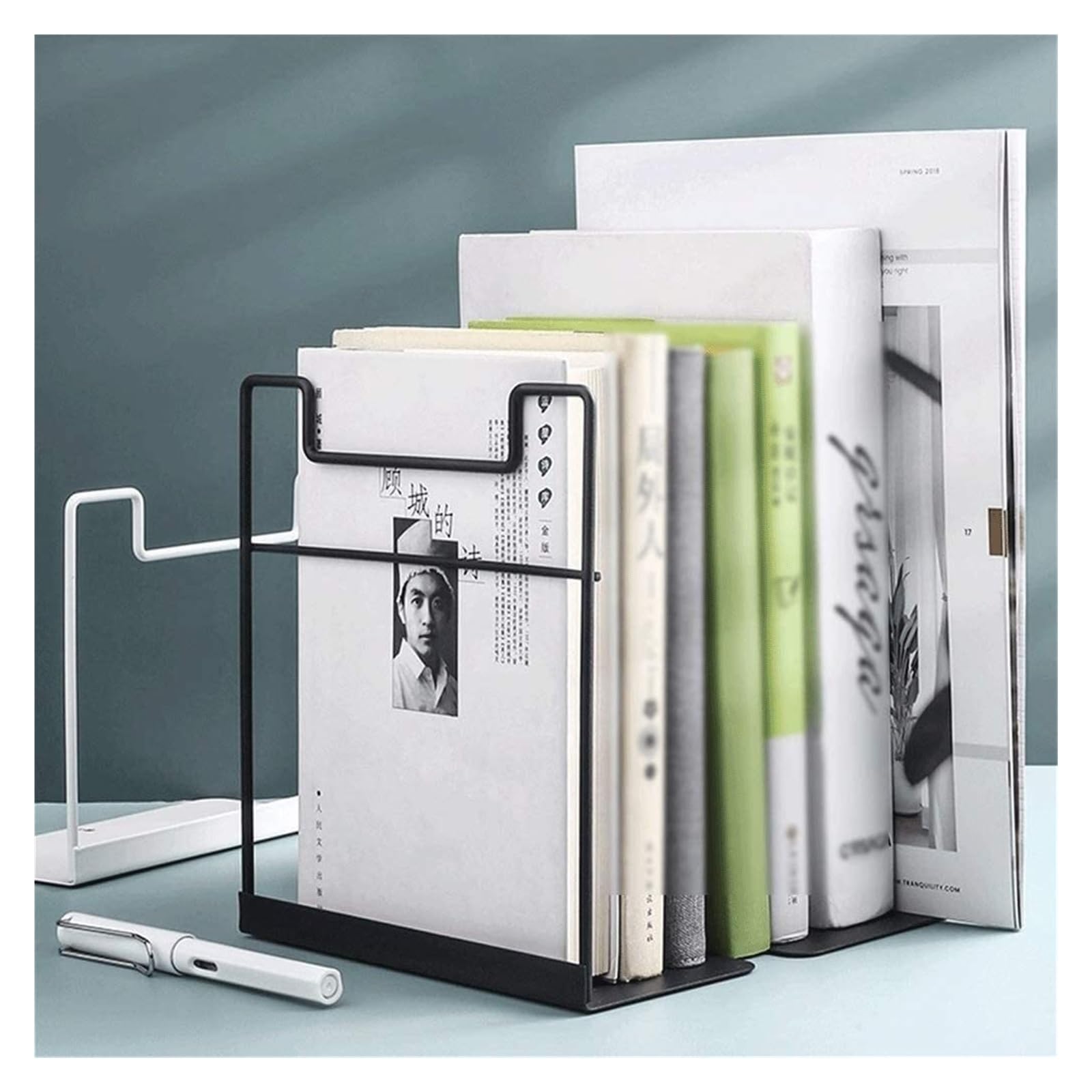 Book And Magazine Rack 1Pcs Durable Document Paper File Storage Rack ...