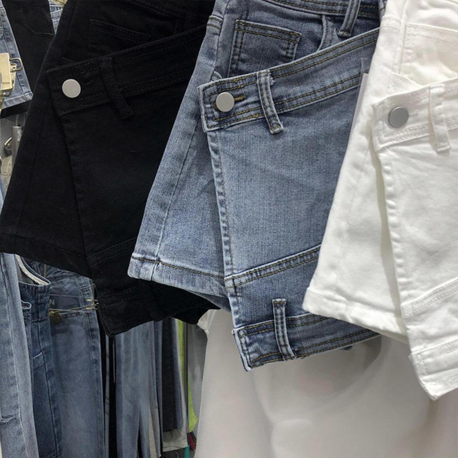 Gonna A Matita Donna Minigonna di Jeans Alta Wiast Minigonna Sexy da Donna con Borsa Attillata Gonne Corte Sottili Femminili Gonne Corte Femminili
