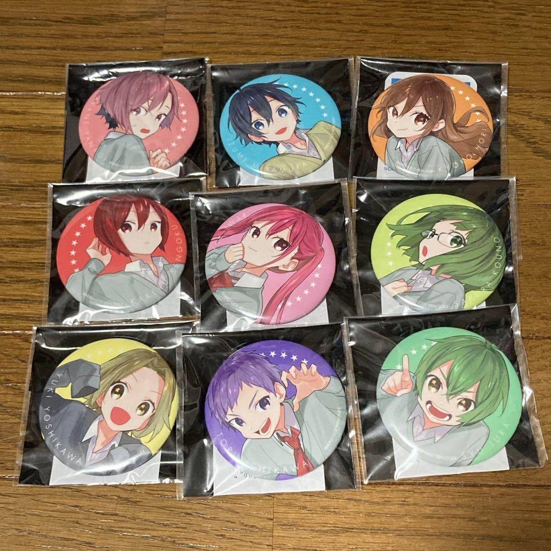 Amazon.co.jp: 済ホリミヤ カフェ 缶バッジ コンプセット : おもちゃ