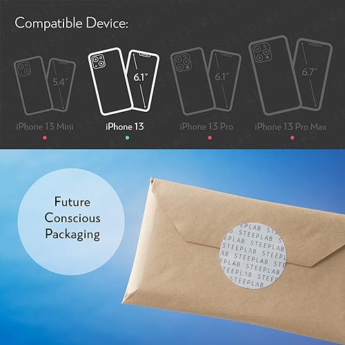 Miniatura 7 de SteepLab Funda con resaltador de neón para iPhone, funda Grippy Jelly con bolsillos protectores de aire (azul azul celeste, iPhone 13)