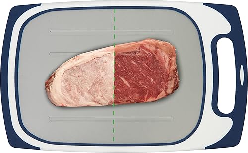 Miniatura 2 de FARBERWARE Tabla de descongelación 2 en 1 solución de descongelación y corte, antideslizante, apta para lavavajillas, 9.45 x 15.9 pulgadas,