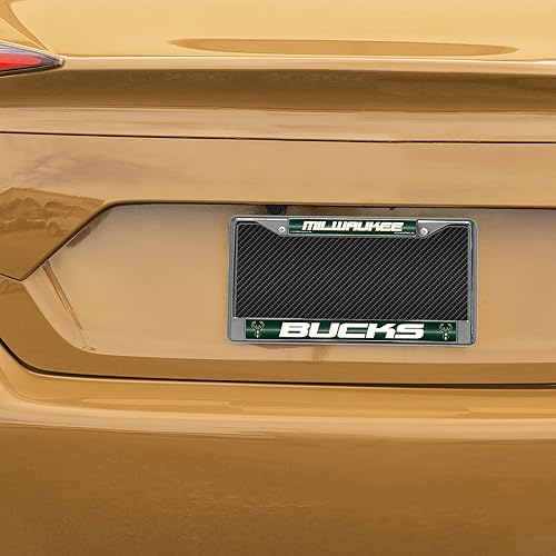 Vista 24 de NBA Bling Chrome License Plate Frame with Glitter Accent