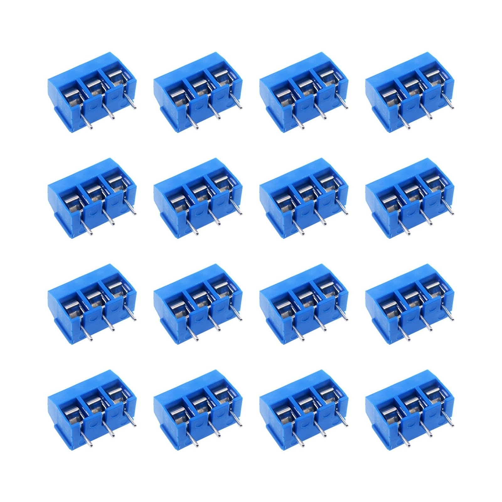 10/50 sztuk blok zacisków złącze skokowe 5,0 mm prosty pin 2P 3P zaciski śrubowe zestaw złączy