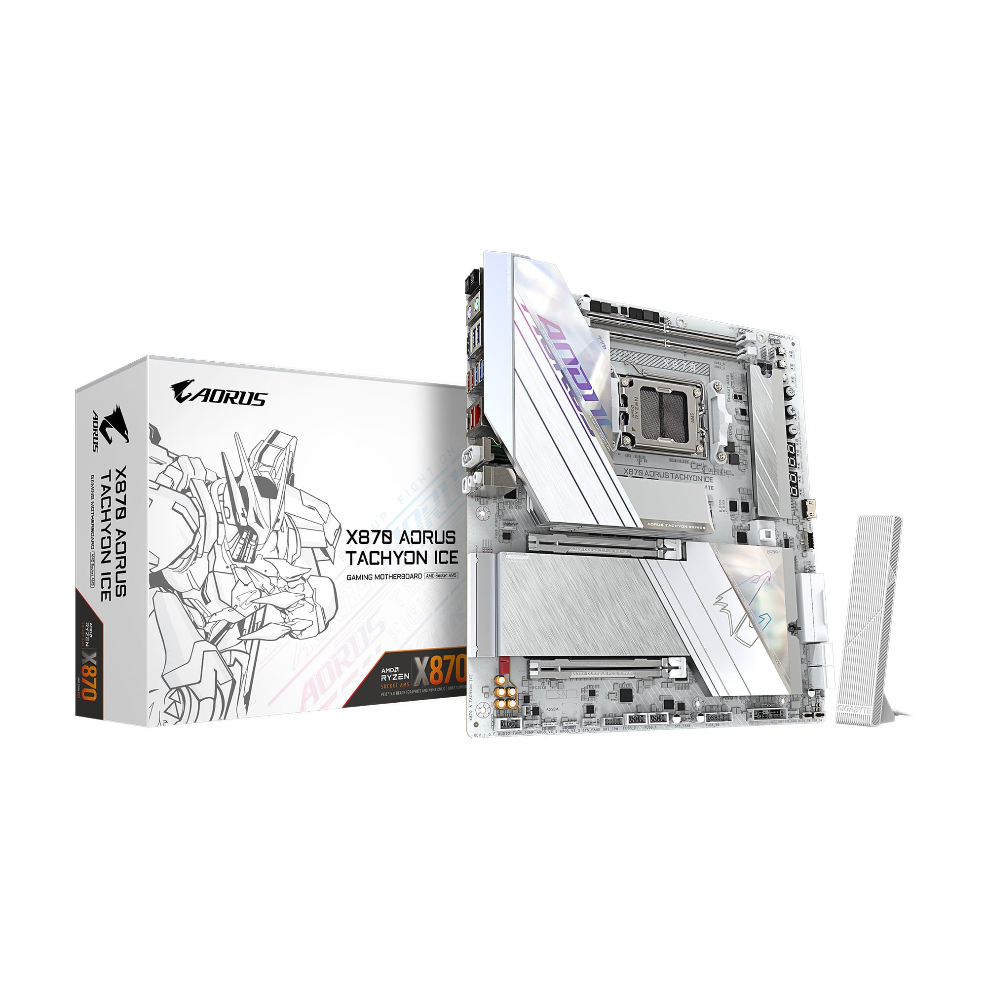 GIGABYTE AORUS X870 TACHYON ICE オーバークロック Amazon.com: GIGABYTE X870 AORUS Tachyon ICE AM5 LGA 1718, E-ATX