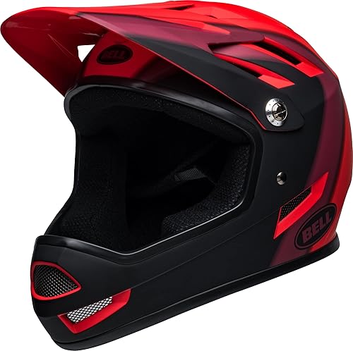 Miniatura 34 de Bell Sanction - Casco integral para bicicleta (adulto) Mate negro,Azul mate/Hi-Viz,Carmesí mate/pizarra/gris,Nitro Circus Gloss Plata/Azul/Rojo