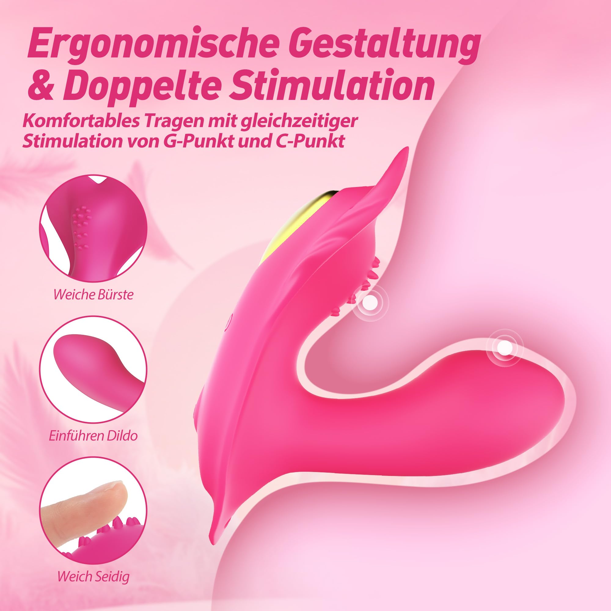 2025 EláStico PortáTil Vibrador Control Remoto APP & 9 Vibraciones Sex ToýS Female, Consoladores.. Para Mujer con VibracióN Juguetes Sexuales, Vibrator für Juguetes EróTicos Para Pareja Sexuales