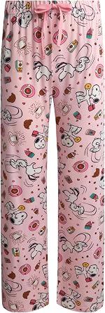 COCO BRANDS Peanuts Snoopy Womens Pajama Pants Sleepwear