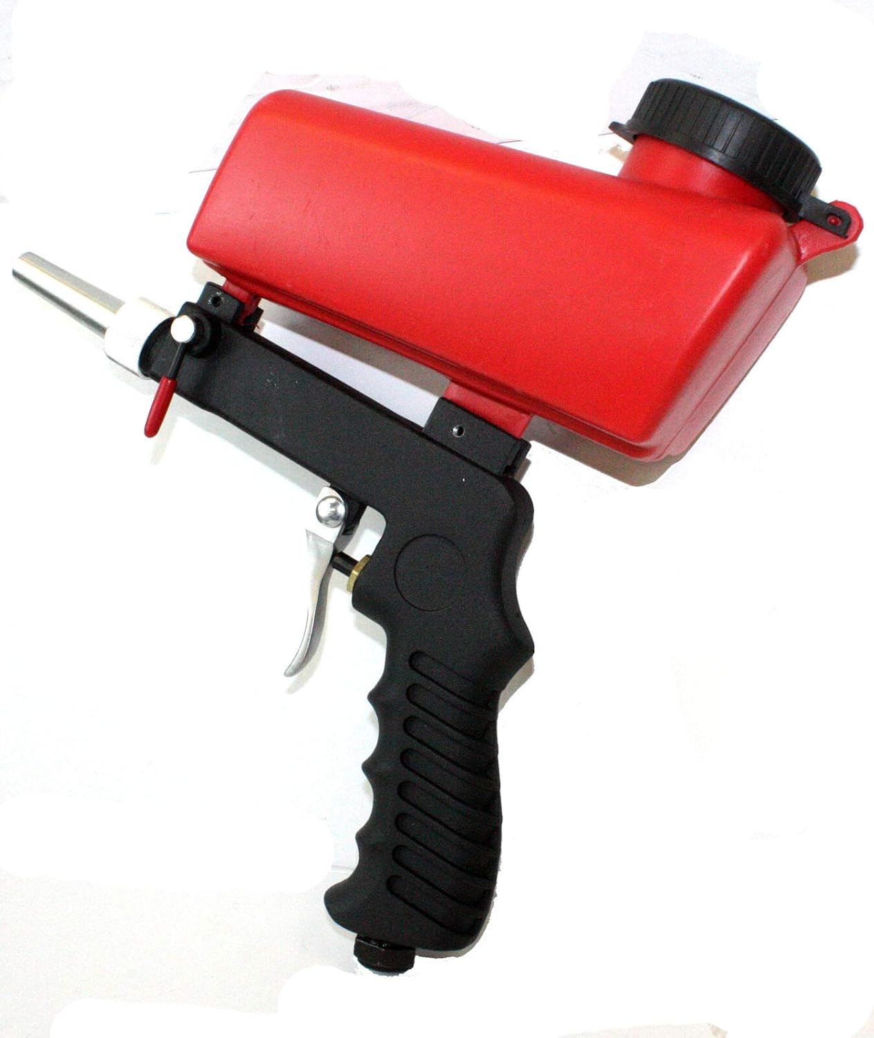 Gravity Feed Abrasive SandBlaster Gun w/ 20 oz. Hopper Spot Blaster Gun Sand,Jikkolumlukka