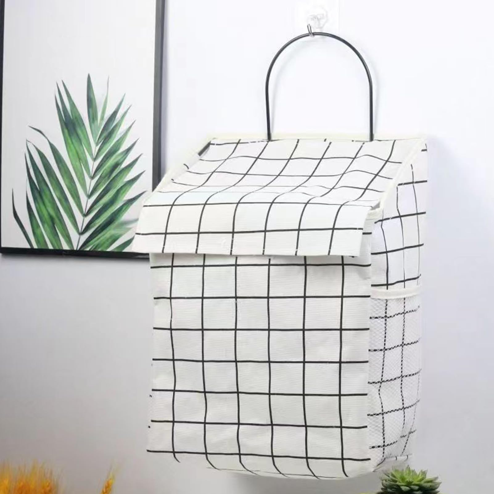 Tuoyibo C Dirty Lothes Basket, High Value Bathroom Storage Bag, Shower Put Lothes Basket, Home Wall Mounted Laundry Basket