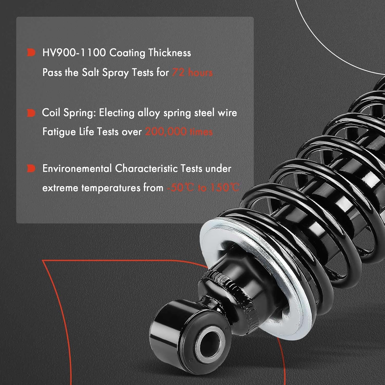 A-Premium Front Pair (2) Complete Strut and Coil Spring Assembly Compatible with Chevrolet G10/G20 1975-1995, G10/G20 Van 1970-1974 & GMC G15 1975-1978, G15/G1500 Van, G1500, G25, G25/G2500 Van, G2500